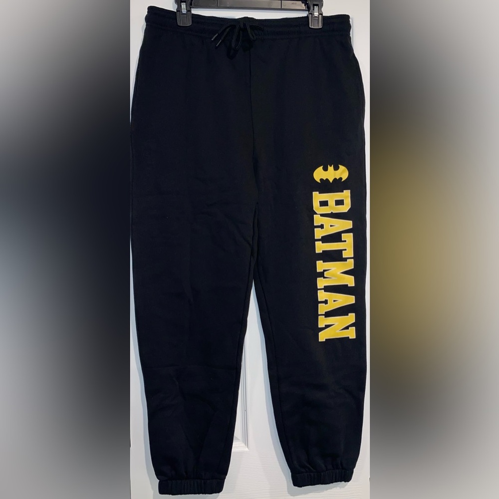 BATMAN JOGGER SWEATPANTS BOTTOM JUNIOR - BLACK